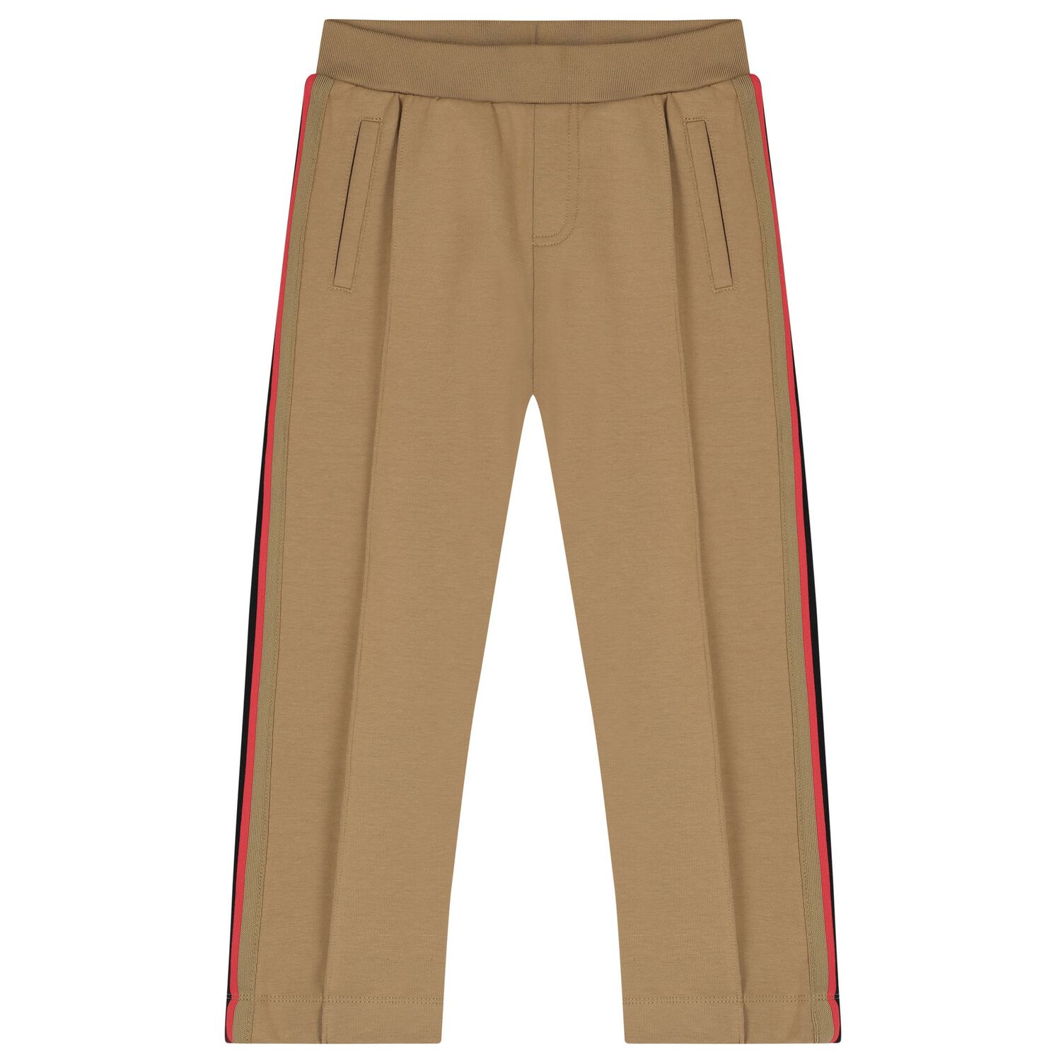 Boys Beige Logo Joggers, 1, hi-res image number null