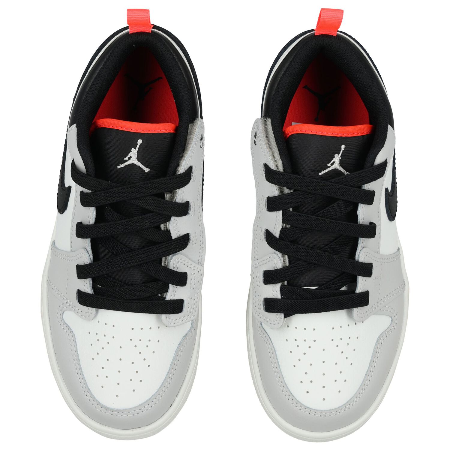 White, Grey & Black Air Jordan 1 Low Alt Trainers, 6, hi-res