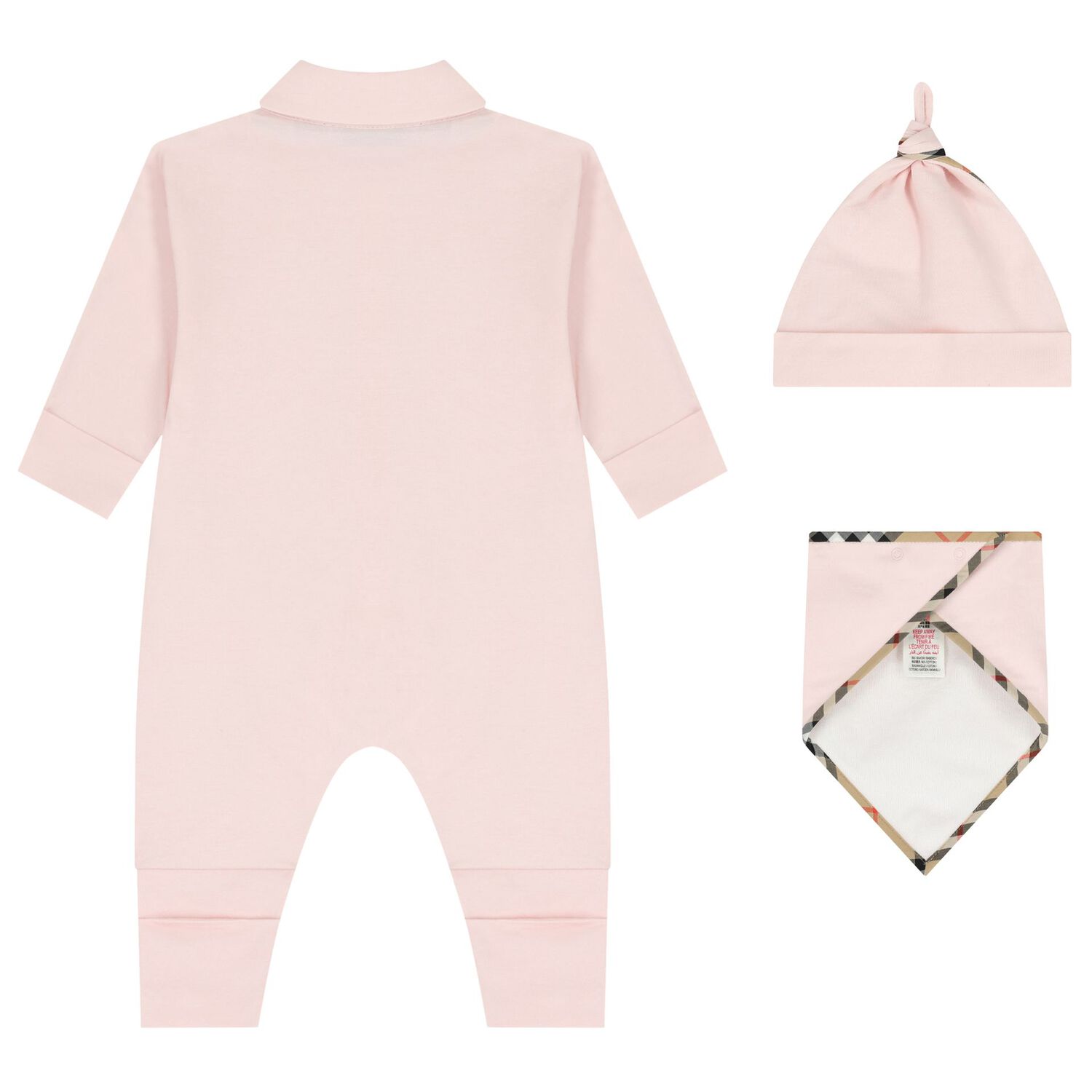 Baby Girls Pink Romper Gift Set, 1, hi-res