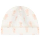 Baby Girls Ivory & Pink Teddy Bear Logo Babygrow Set, 1, hi-res