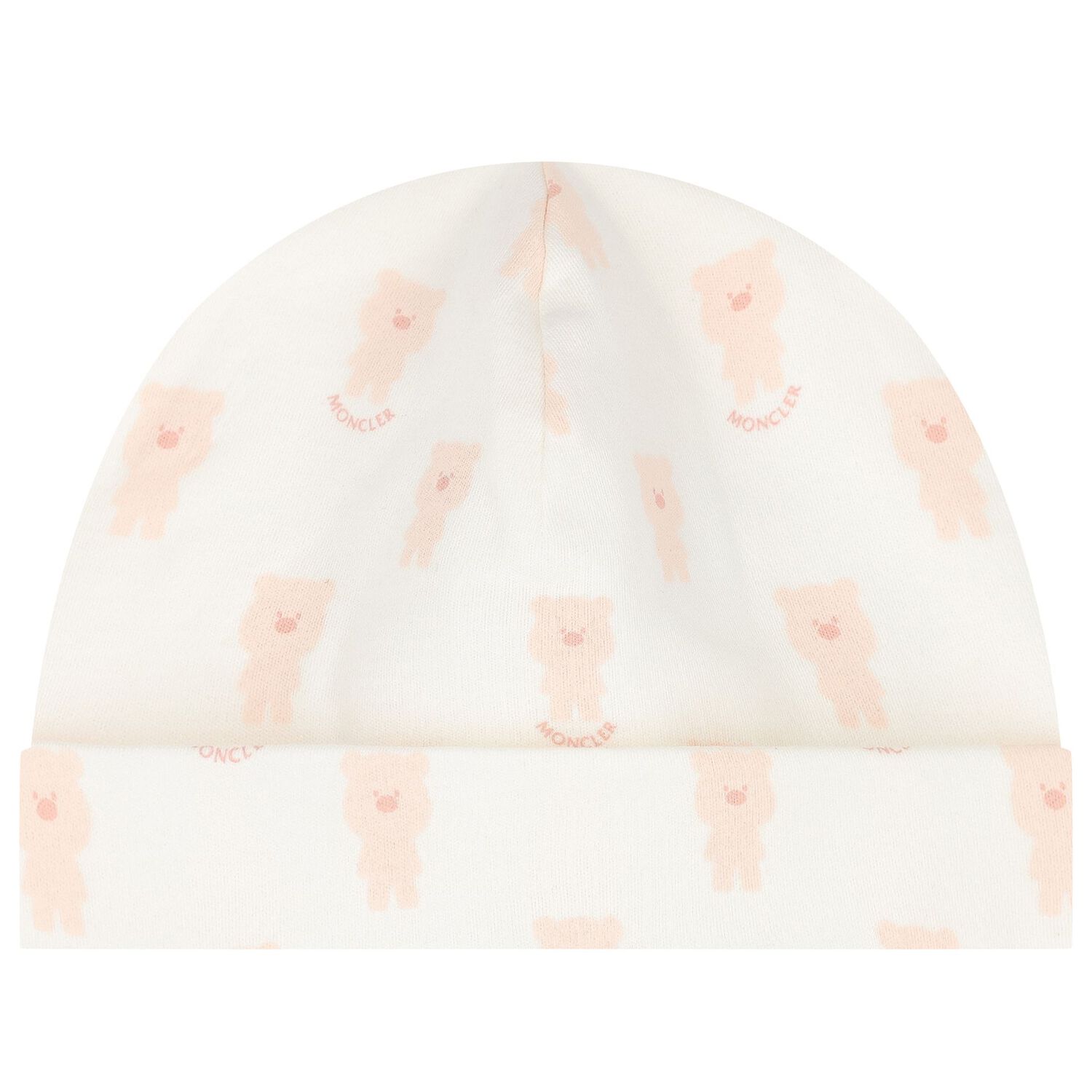 Baby Girls Ivory & Pink Teddy Bear Logo Babygrow Set, 1, hi-res