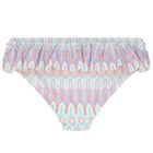 Girls Multi-Coloured Ruffled Bikini, 1, hi-res