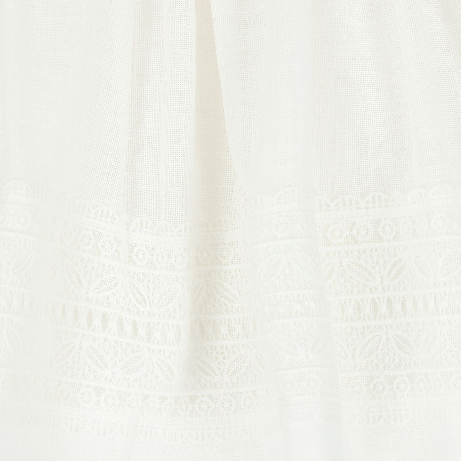 Younger Girls White Bow Dress, 1, hi-res