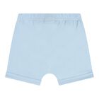Baby Boys White & Blue Shorts Set ( 2-Pack ), 1, hi-res