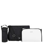 Black Logo Baby Changing Bag, 1, hi-res