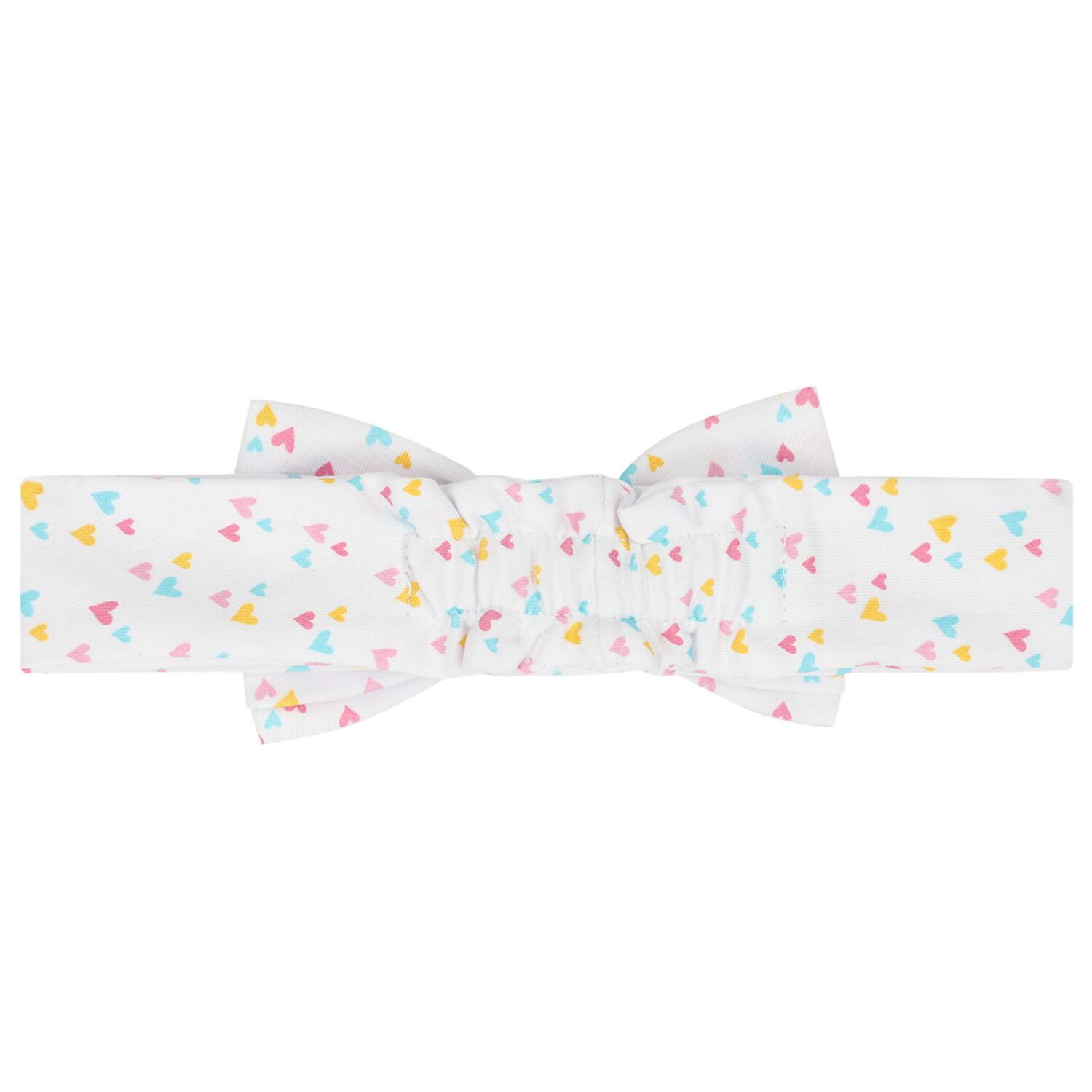 Baby White & Pink Bow Headband, 1, hi-res