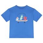 Younger Boys Blue & White T-Shirts ( 2-Pack ), 1, hi-res