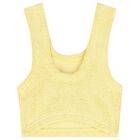 Girls Yellow & Blue Crinkle Bikini , 3, hi-res