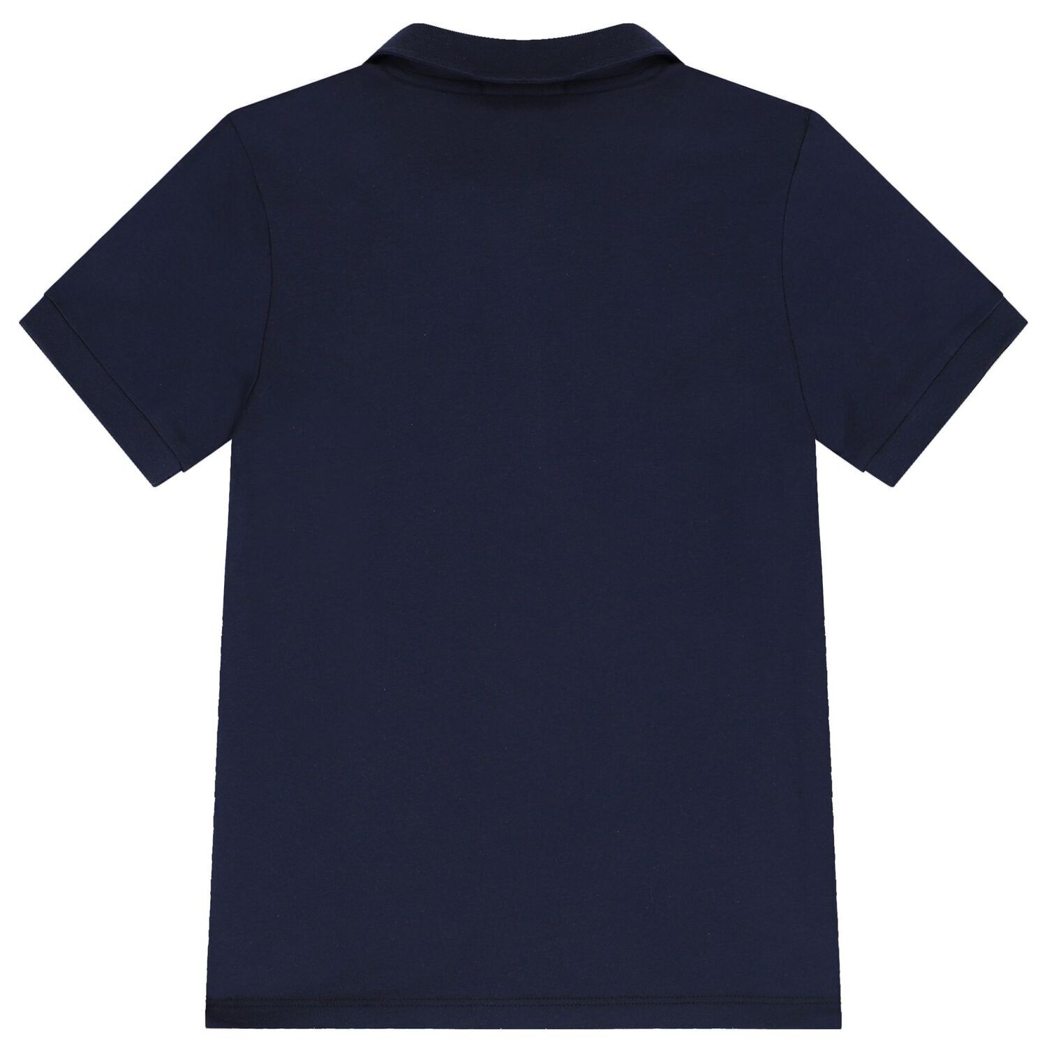 Boys Navy Blue Logo Polo Shirt, 2, hi-res