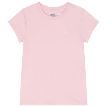 Girls Pink Logo T-Shirt