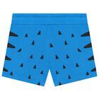 Boys Blue & Black Shorts, 1, hi-res