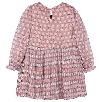 Girls Pink Floral Dress