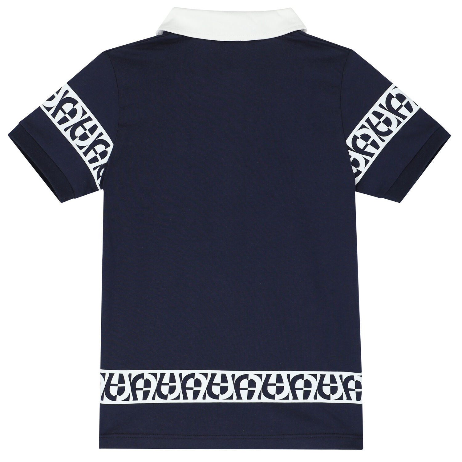Boys Navy Logo Polo Shirt, 1, hi-res