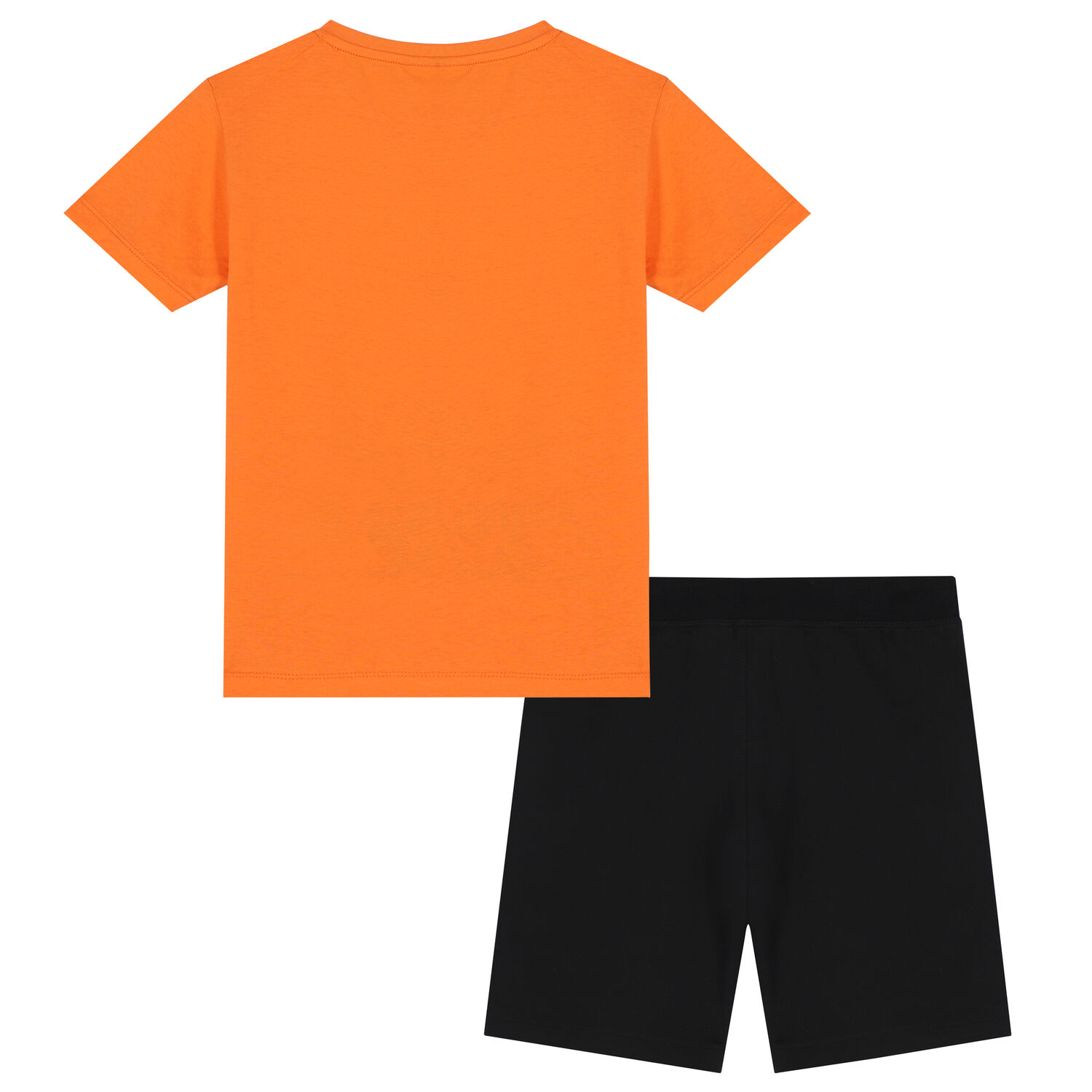 Boys Orange & Black Shorts Set, 3, hi-res