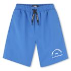 Boys Blue Logo Swim Shorts, 3, hi-res