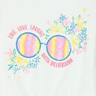 Girls White Sequins T-Shirt, 1, hi-res
