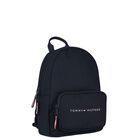 Navy Blue Logo Backpack, 1, hi-res