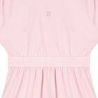 Girls Pink Logo Dress, 1, hi-res