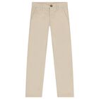 Boys Beige Trousers, 1, hi-res