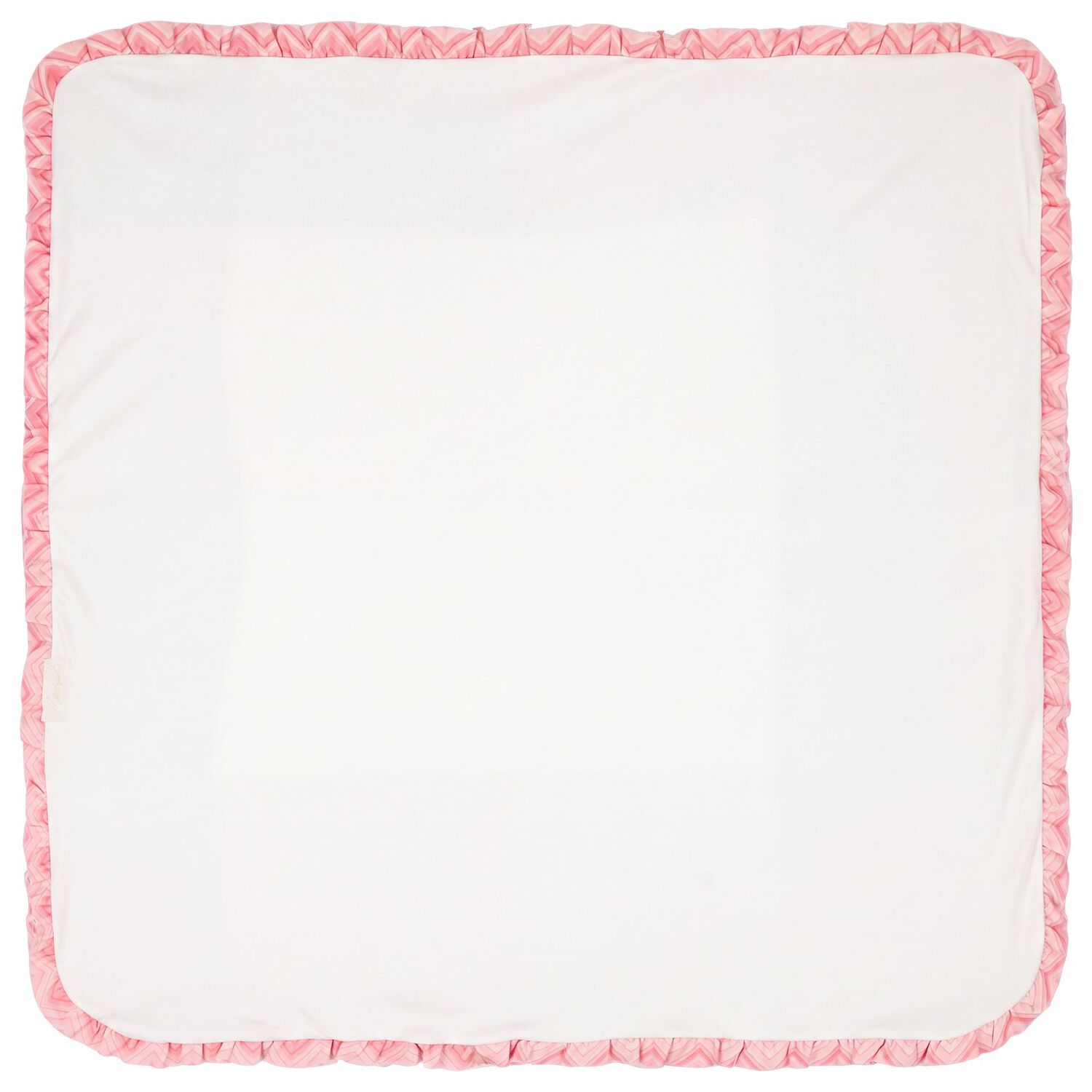 Baby Girls Pink Poudra Zig Zag Blanket, 1, hi-res
