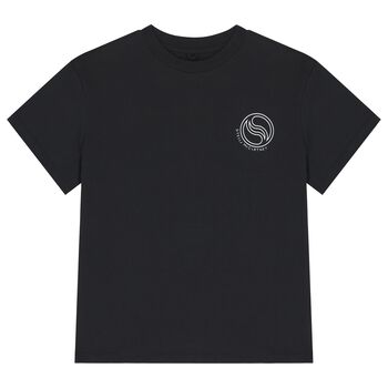 Boys Black Logo T-Shirt