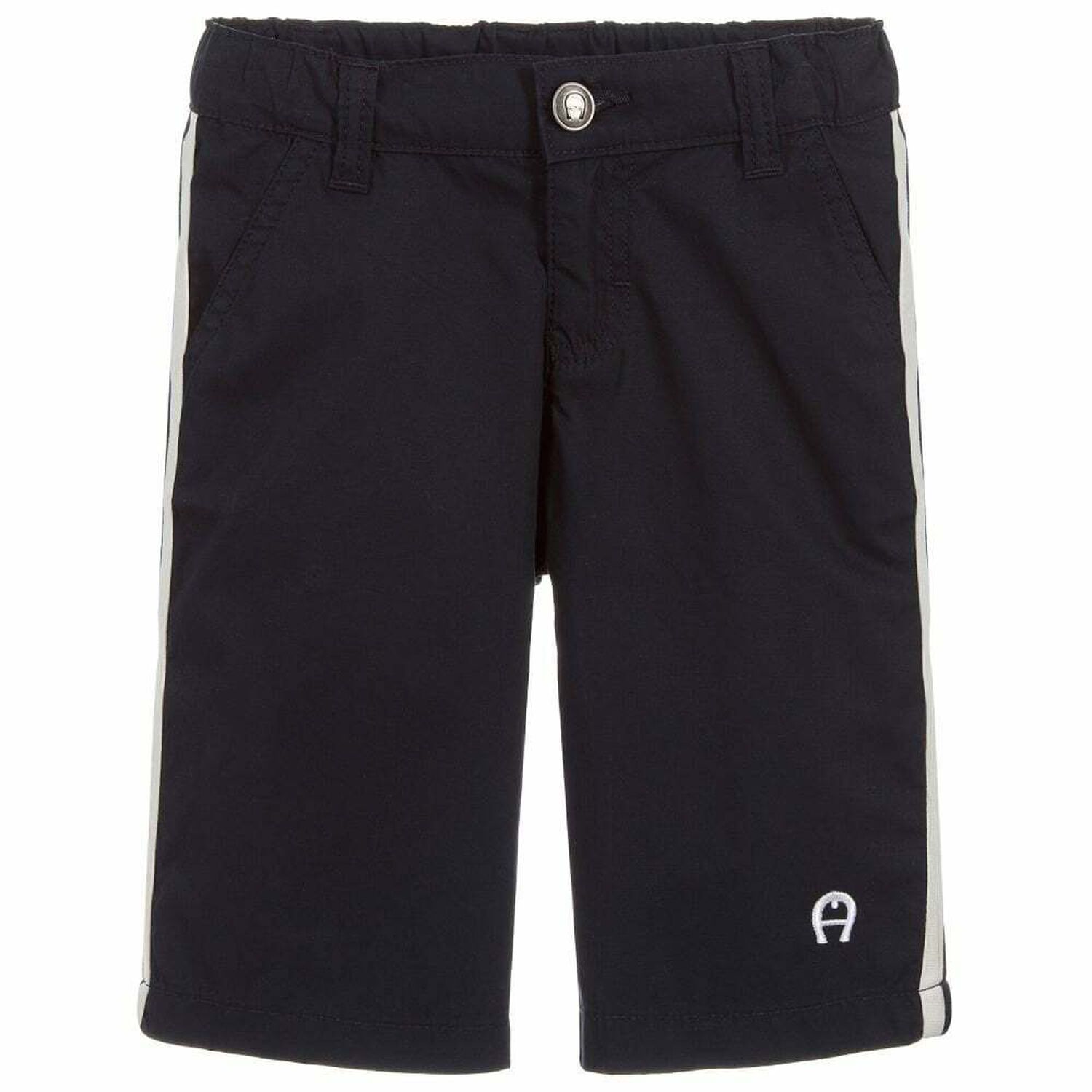 Boys Navy Logo Shorts, 1, hi-res image number null