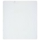 Baby Boys White and Blue Stork Print Blanket, 3, hi-res