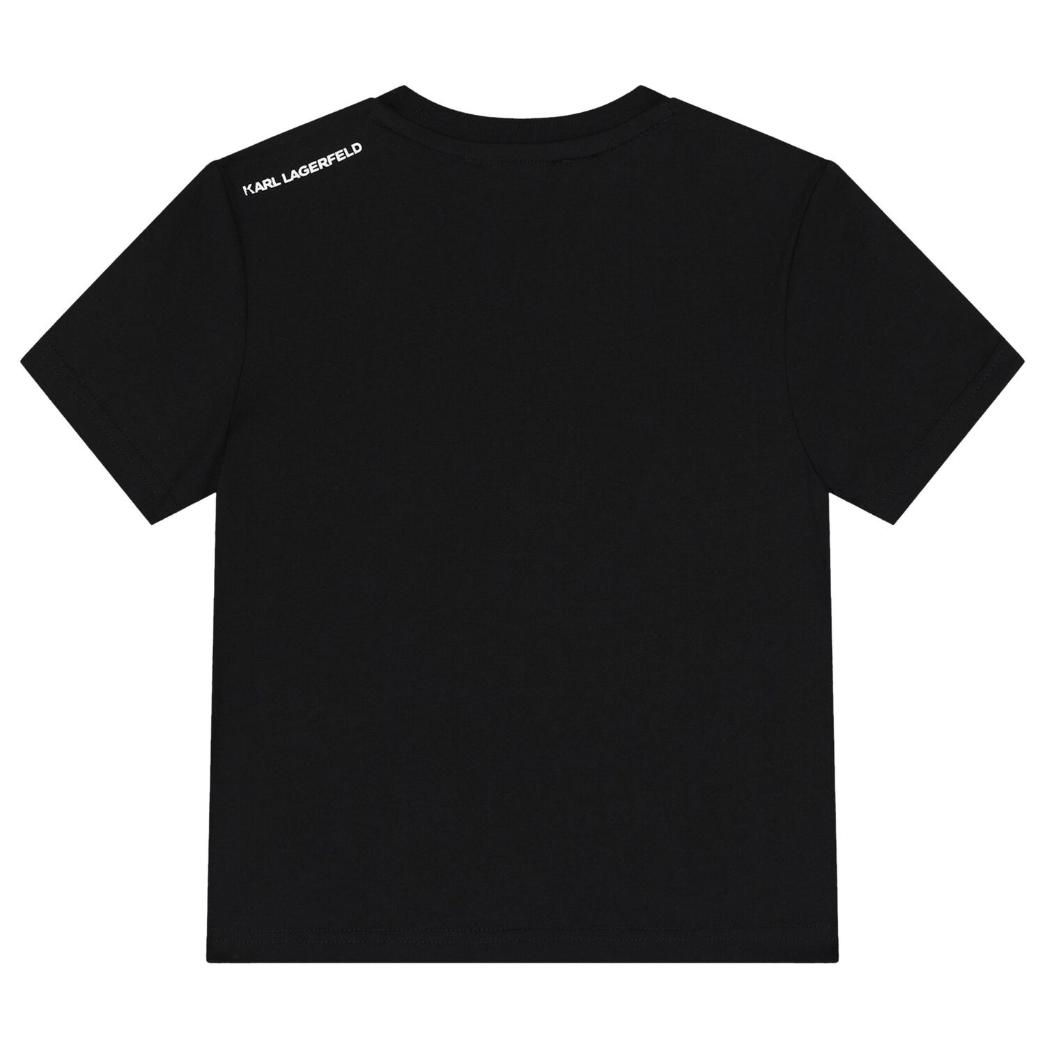 Boys Black Logo T-Shirt, 1, hi-res
