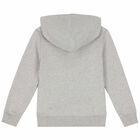 Boys Grey Logo Hooded Top, 1, hi-res