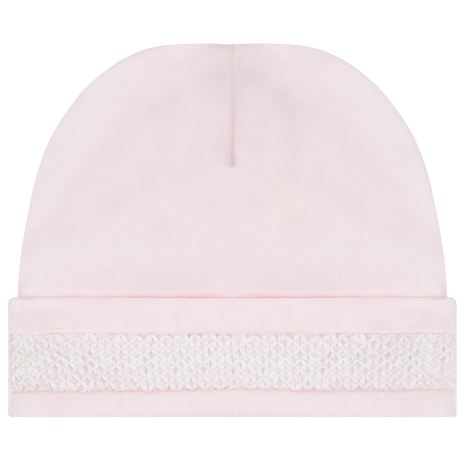 Baby Girls Pale Pink Hat, 1, hi-res