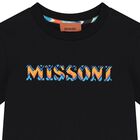 Boys Black Logo T-Shirt, 2, hi-res