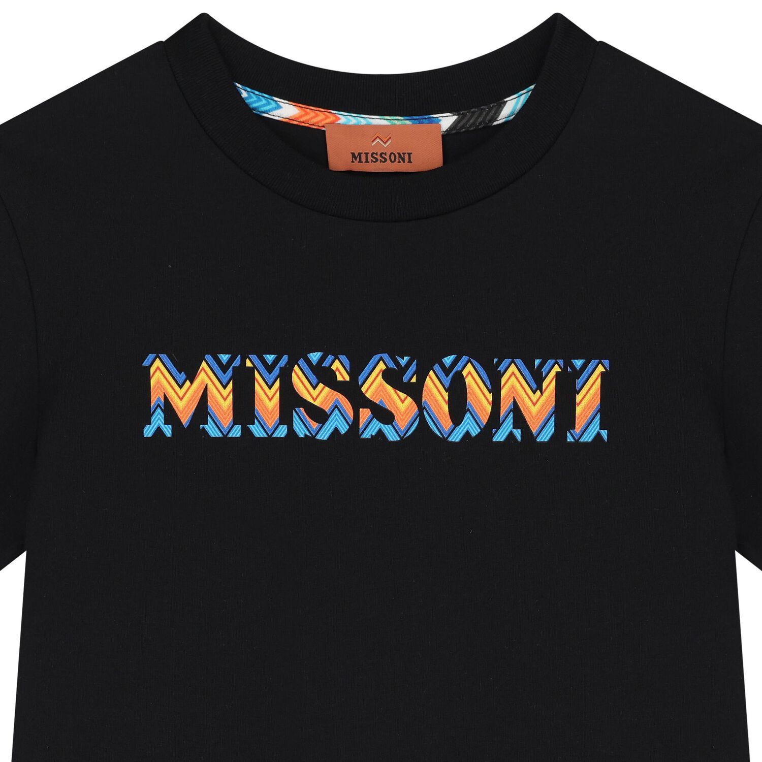 Boys Black Logo T-Shirt, 2, hi-res