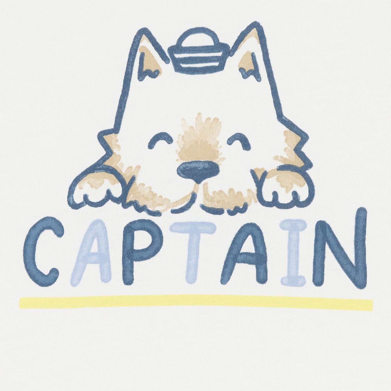 Younger Boys White & Blue Shorts Set, 1, hi-res