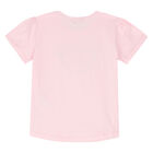 Girls Pink Teddy T-Shirt, 2, hi-res
