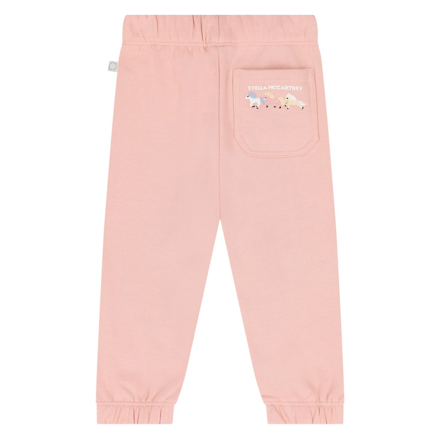 Younger Girls Pink Horse Tracksuit, 1, hi-res