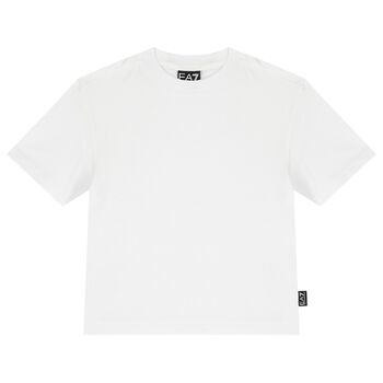 Boys White Logo T-Shirt