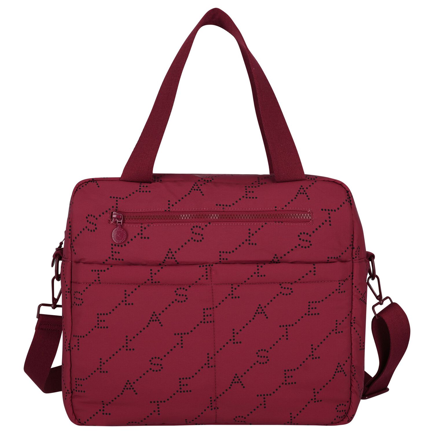 Beige Logo Baby Changing Bag, 1, hi-res
