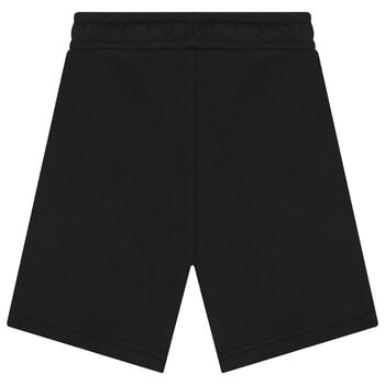 Boys Black Logo Shorts