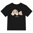 Black Teddy Bear Logo T-Shirt, 5, hi-res