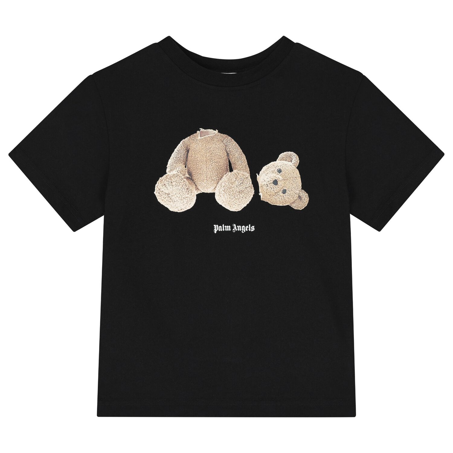 Black Teddy Bear Logo T-Shirt, 5, hi-res