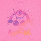 Girls Pink Cat Long Sleeve Top, 1, hi-res