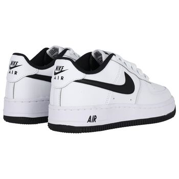 White & Black Air Force 1 Trainers
