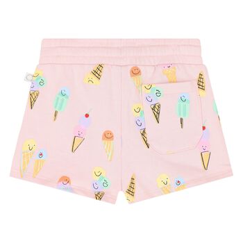 Younger Girls Pink Ice Cream Shorts