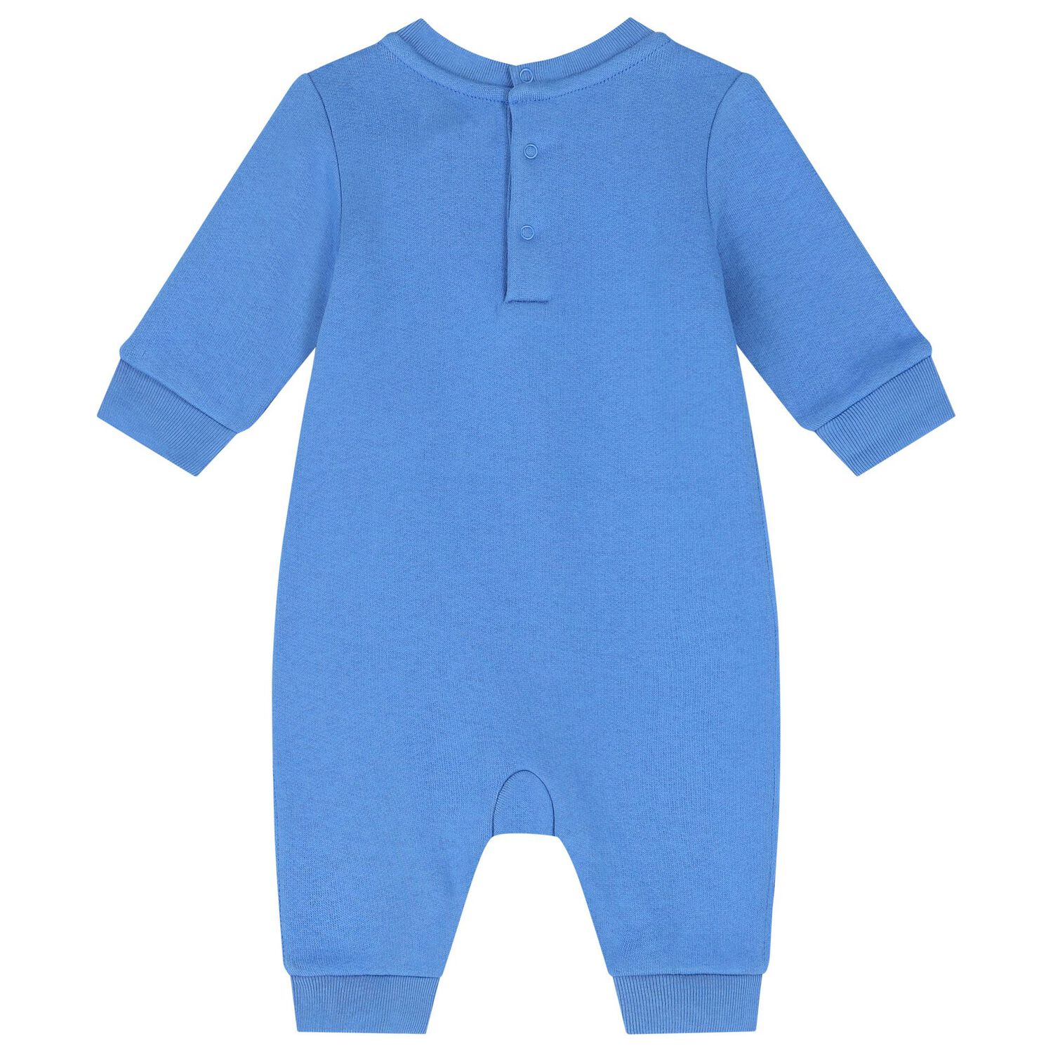 Baby Boys Blue Polo Bear Romper, 1, hi-res