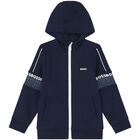 Boys Navy Logo Shorts Set, 1, hi-res