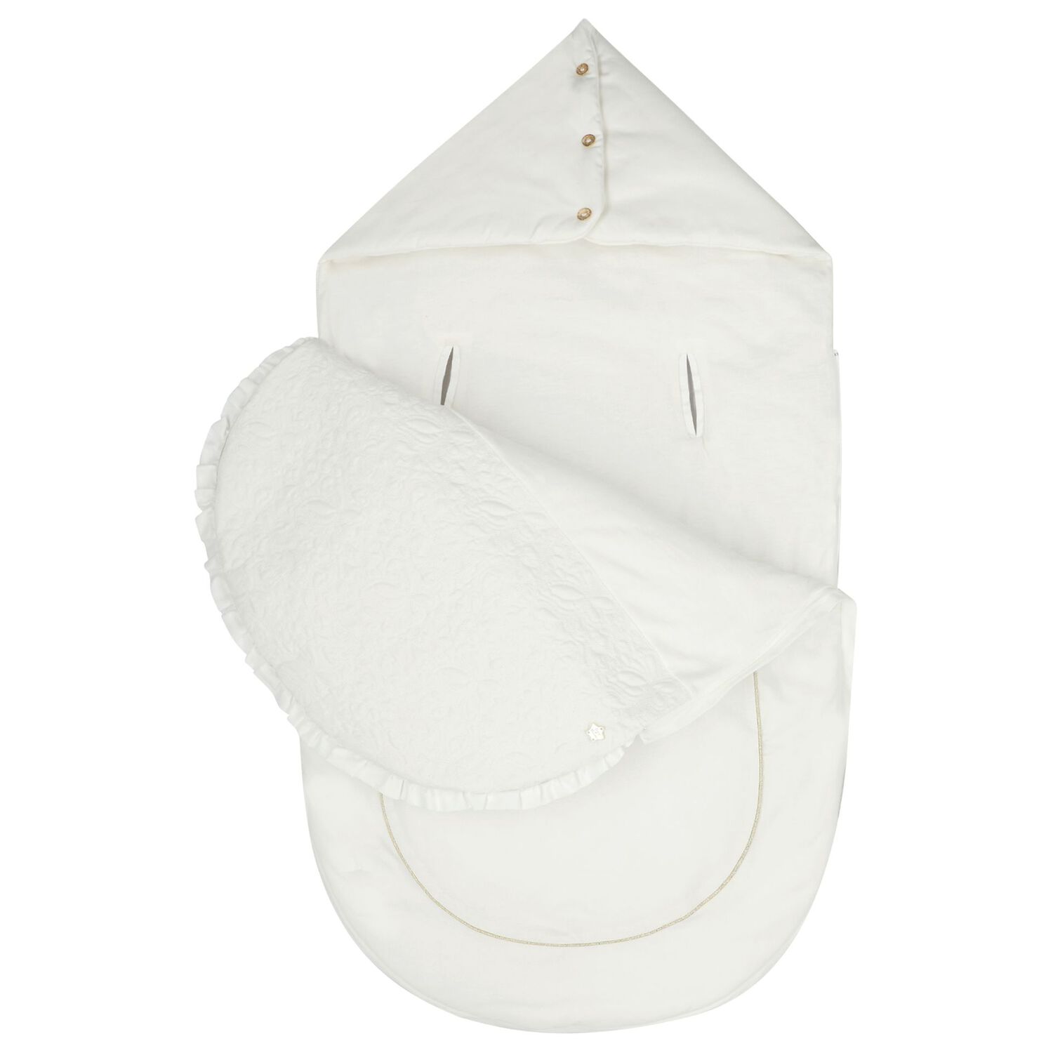 White & Gold D&eacute;licatesse Baby Nest , 2, hi-res