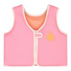 Girls Pink Fruit Swim Vest, 1, hi-res