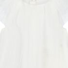 Baby Girls White Tulle dress, 2, hi-res