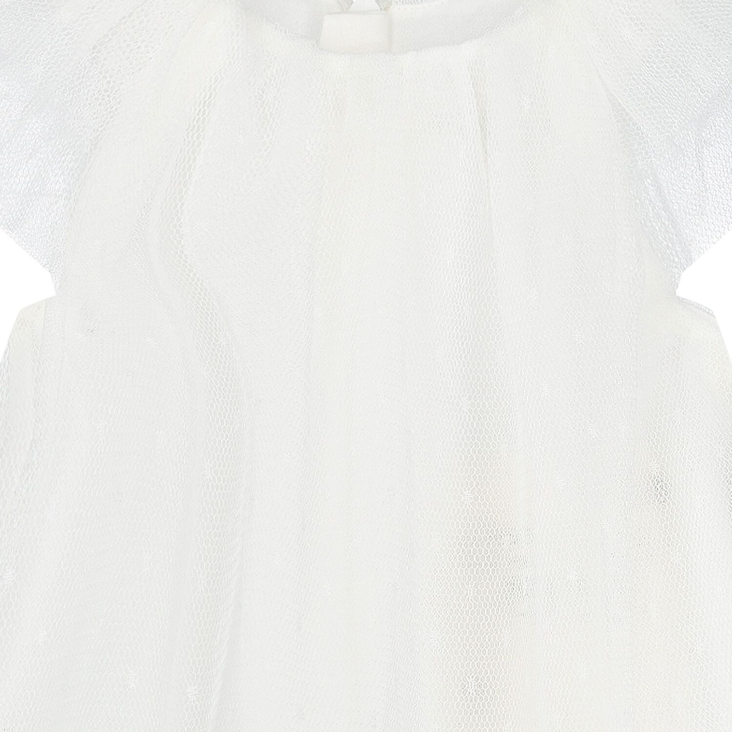 Baby Girls White Tulle dress, 2, hi-res