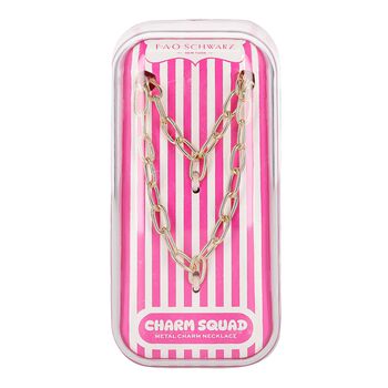 Girls Gold Charm Bare Necklace